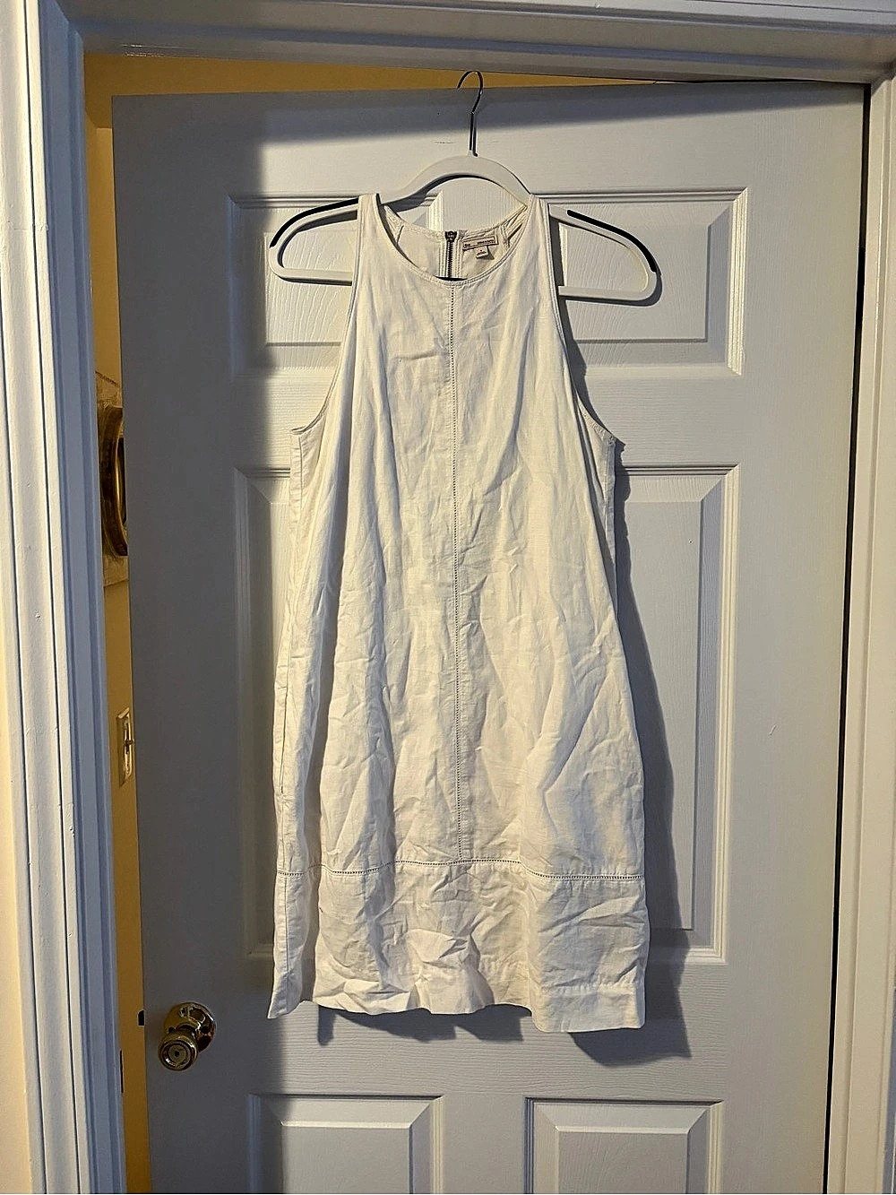 Gap Linen Longline Dress White Size Small